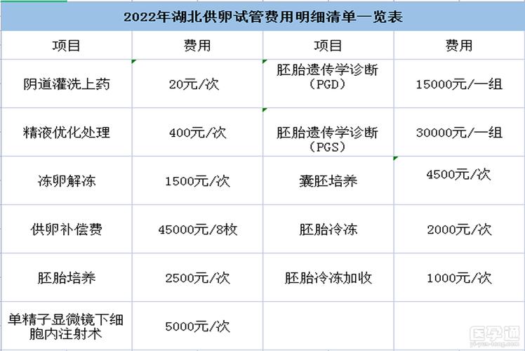 供卵试管婴儿大概需要多少钱(供卵试管婴儿：成本大概是多少？)